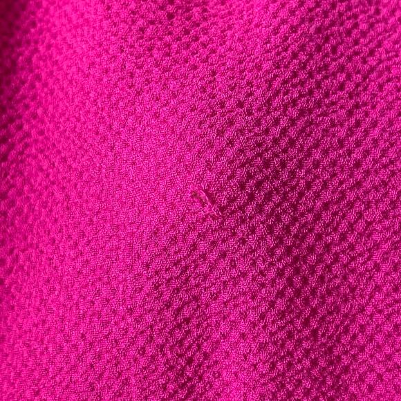 She & Sky Pink Sleeveless Blouse Partial Button Up Pocket Size Medium - Picture 9 of 16